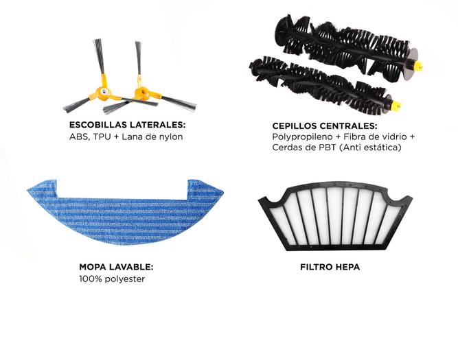Kit de Repuestos Originales GADNIC Aspiradora X550 ROB00075 - 3