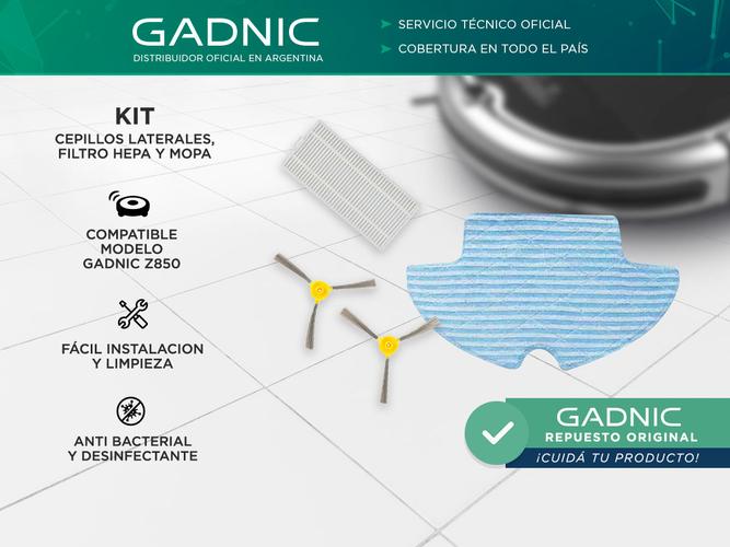Kit de repuestos Aspiradora Robot Gadnic Z850 Originales - 1