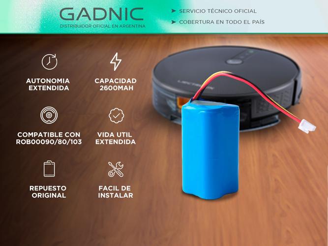 Batería de Aspiradora Robot Gadnic Repuesto 2600mah - 1