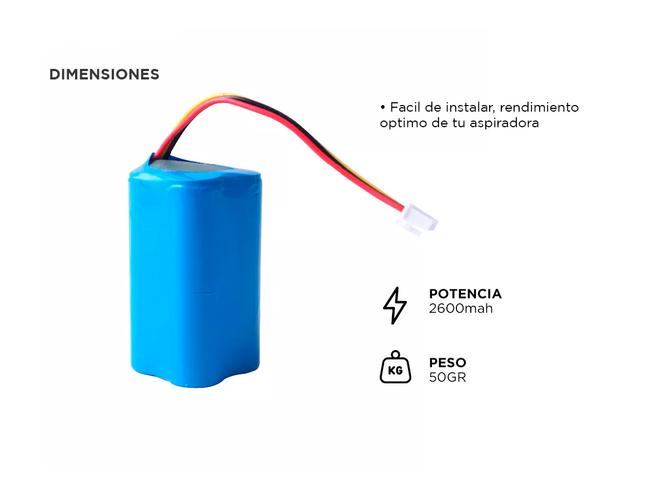 Batería de Aspiradora Robot Gadnic Repuesto 2600mah - 3