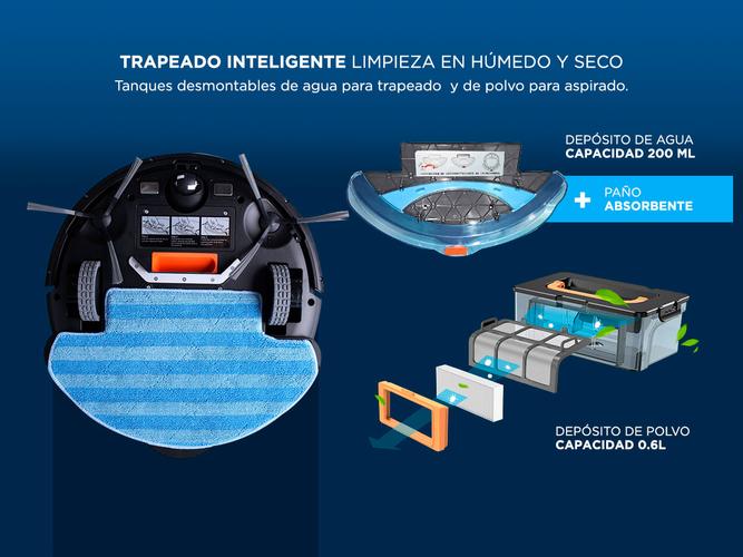 Repuesto Genuino Deposito de agua de Aspiradora Liectroux V5S - 2