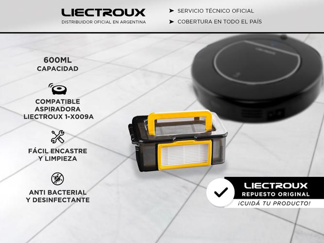 Repuesto Genuino Deposito de Polvo de Aspiradora Robot Liectroux 1-X009A Usado - 1
