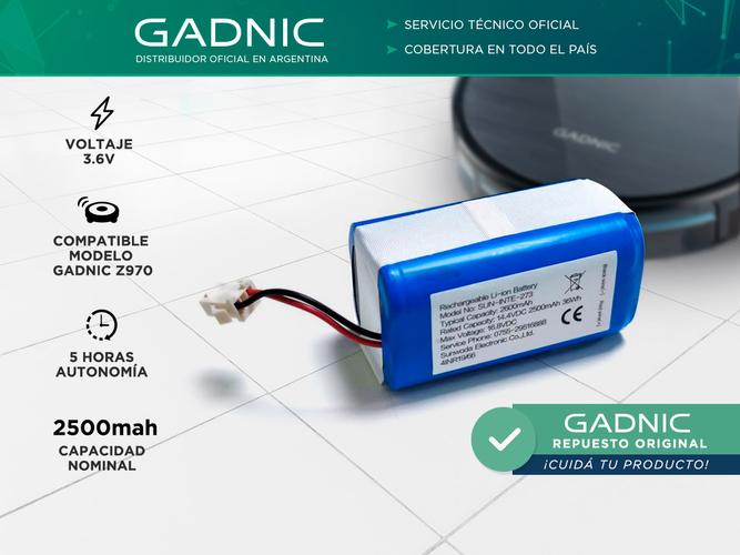 Repuesto Batería de Aspiradora Robot Gadnic Z970 - 1