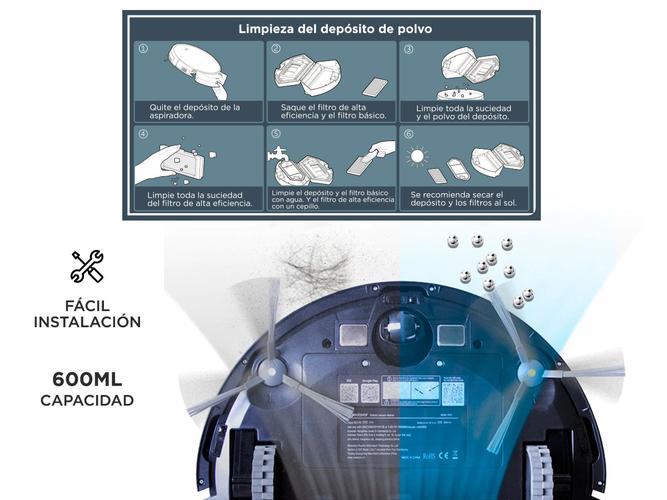 Deposito De Polvo Aspiradora Robot Gadnic Z970 - 3