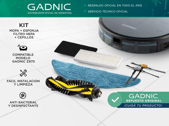 Kit Repuestos Original Gadnic Aspiradora Robot Z970 - 1