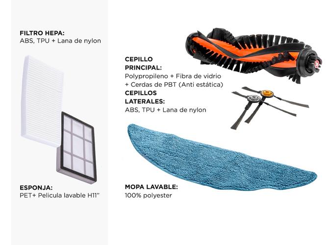 Kit de repuestos de Gadnic Z1000 Para Aspiradora Robot ROB00094 - 3
