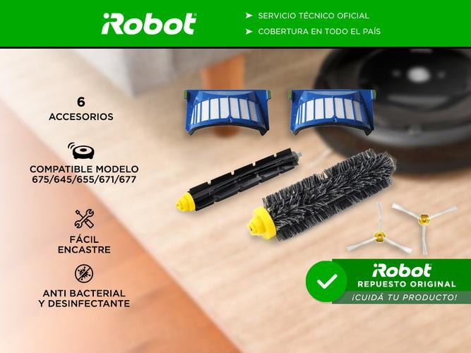 Kit Repuestos Para Aspiradora Robot IRobot Roomba 675 645 655 671 677 - 1