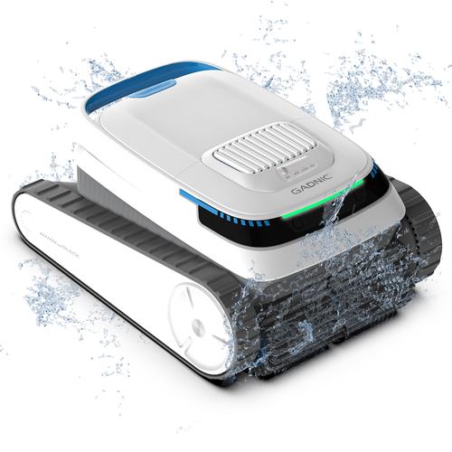 Robot Barre fondo GADNIC Automático Inalámbrico Limpia Pileta Piscina   - 0