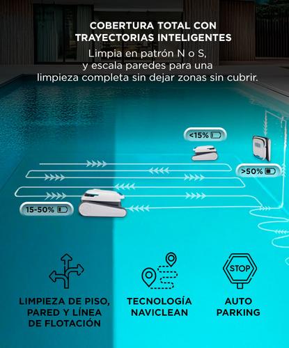 Robot Barre Fondo Gadnic Automático Inalámbrico Limpia Piletas 150 Lmin - 2