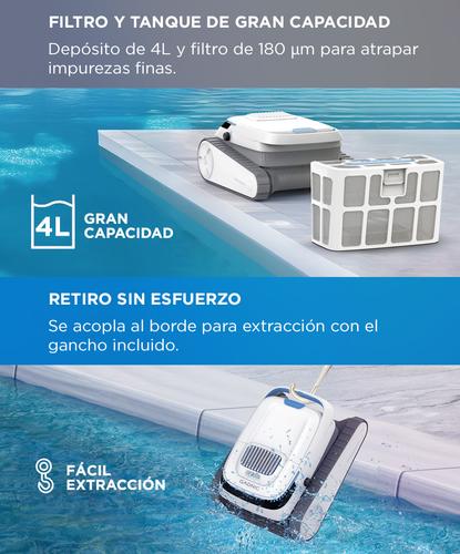 Robot Barre fondo GADNIC Automático Inalámbrico Limpia Pileta Piscina   - 4