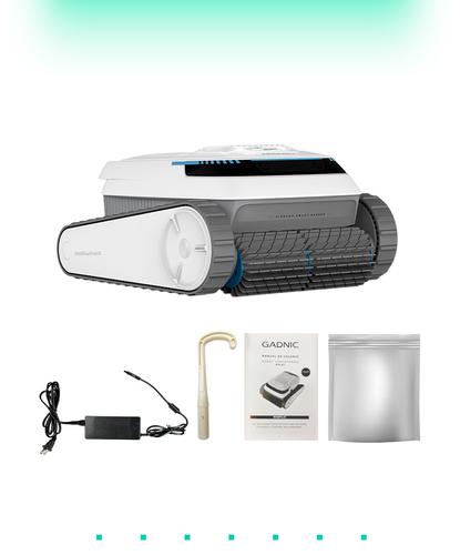 Robot Barre Fondo Gadnic Automático Inalámbrico Limpia Piletas 150 Lmin - 6