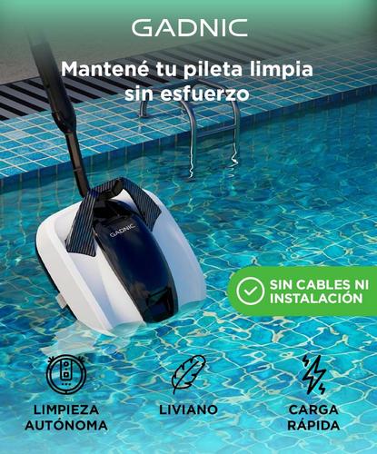 Robot Limpia Piletas Gadnic ET2310 Inalámbrico Estacionamiento Automático - 1