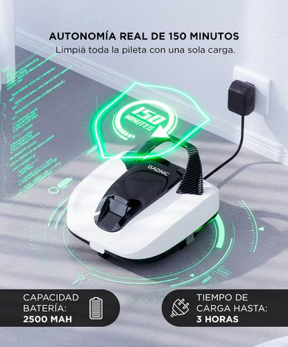 Robot Limpia Piletas Gadnic Inalámbrico Estacionamiento Automático - 2