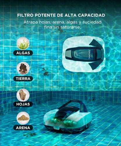 Robot Limpia Piletas Gadnic Inalámbrico Estacionamiento Automático - 3