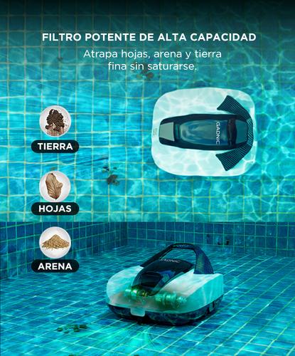Robot Limpia Piletas Gadnic Inalámbrico Estacionamiento Automático - 3