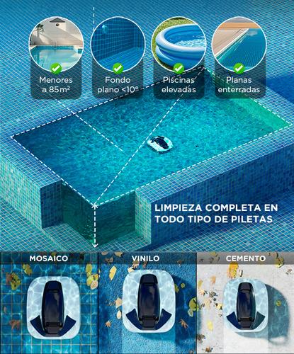 Robot Limpia Piletas Gadnic Inalámbrico Estacionamiento Automático - 4