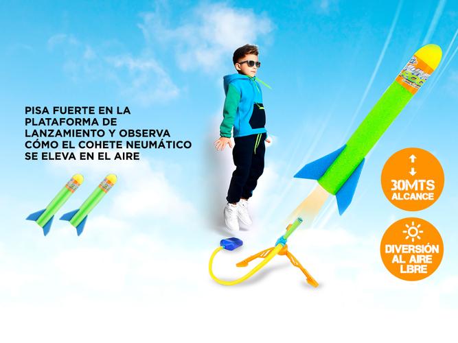Lanzacohetes para niños Gadnic Con Bomba Lanzadora - 3
