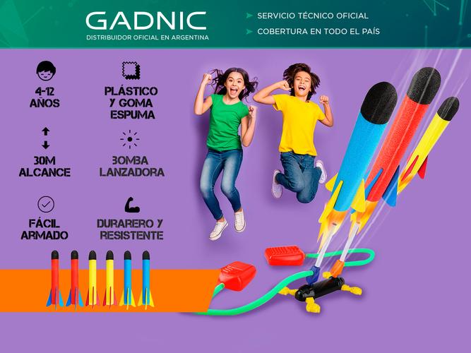 Lanzacohetes Rocket para niños gadnic Con Bomba Lanzadora  Outlet - 1