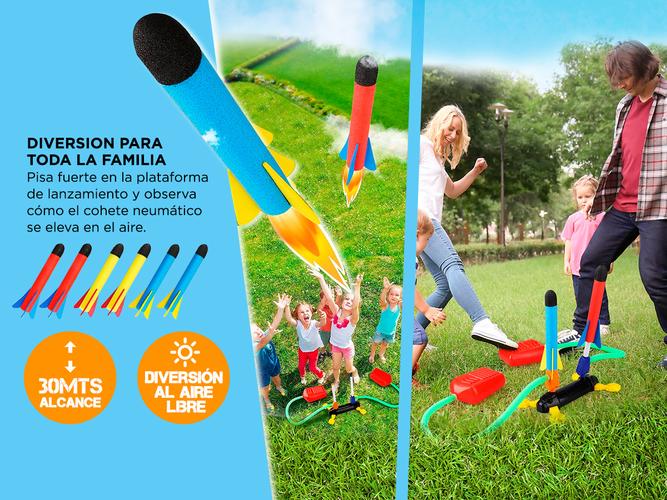 Lanzacohetes Rocket para niños gadnic Con Bomba Lanzadora  Outlet - 3