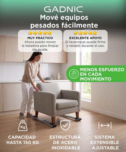 Carrito Extensible Gadnic Para Heladera Lavarropas Freezer  - 1