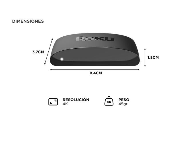 Reproductor De Streaming Roku Express 4K 3940MX2 1GB - 3