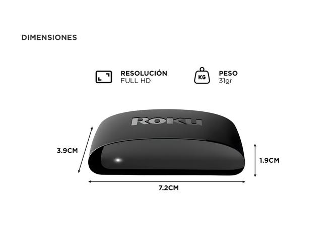 Reproductor De Streaming 4K Roku Full Hd Con Control Remoto - 3