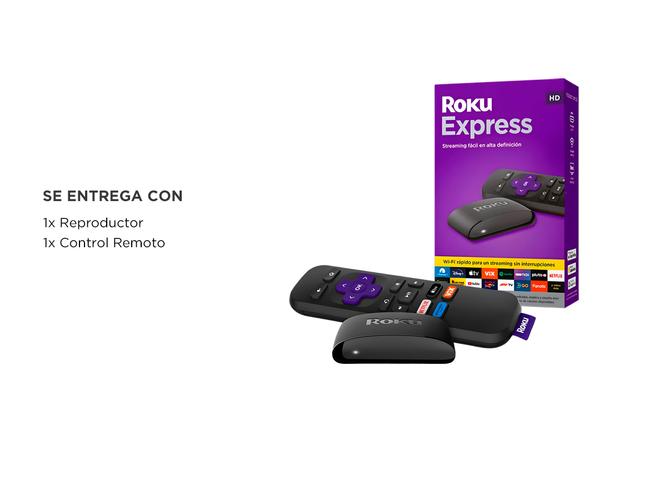 Reproductor De Streaming 4K Roku Full Hd Con Control Remoto - 4