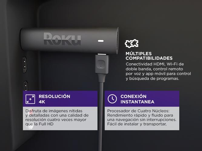 Roku Streaming Stick 4K 1GB Con Control Remoto - 2