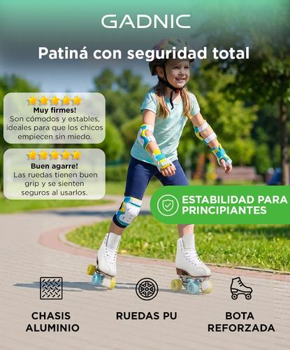 Patines Gadnic ARTI10 infantil 4 ruedas chasis Aluminio - 1
