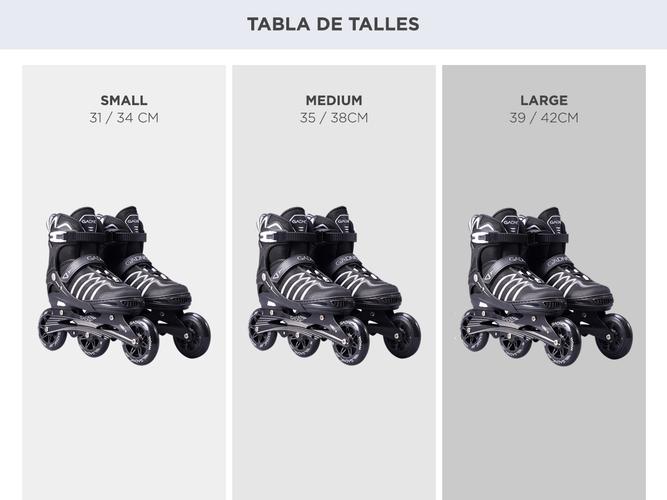 Rollers Patines Gadnic 3 Ruedas 100 Mm Freestyle Extensibles Profesional - 5