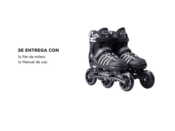 Rollers Patines Gadnic 3 Ruedas 100 Mm Freestyle Extensibles Profesional - 6