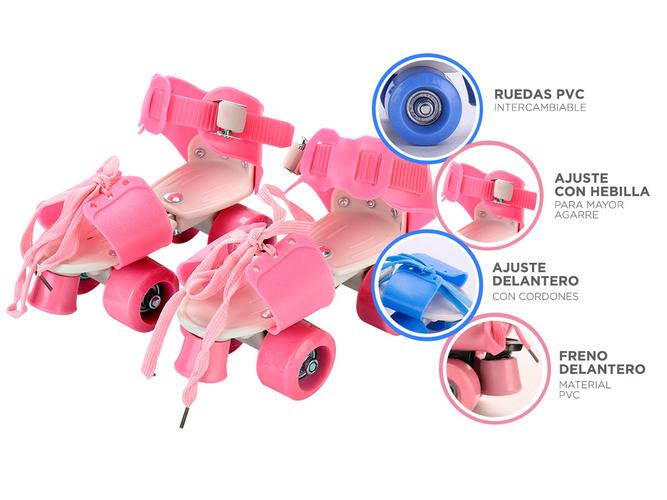 Patines Extensibles Clasicos Gadnic Para Niñas y Niños - 4