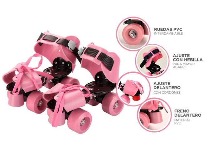 Patin Roller Extensible Gadnic 4 Ruedas Talle 28 al 41 - 4