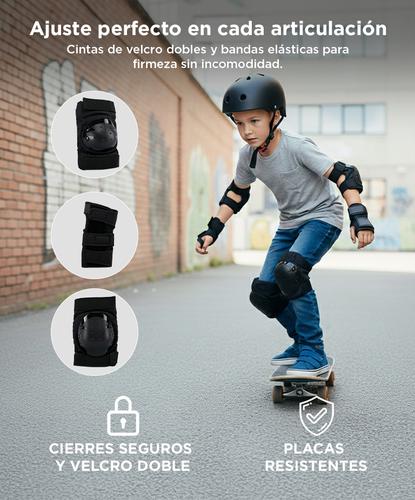 Kit de Protectores Para Patinaje Gadnic Protección Rodillera Codera Muñequeras - 2