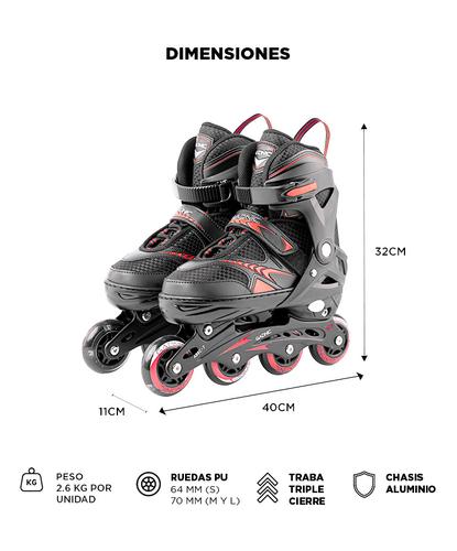 Roller Profesional Gadnic RL01 Plus Aluminio Extensible Ruedas PU - 5