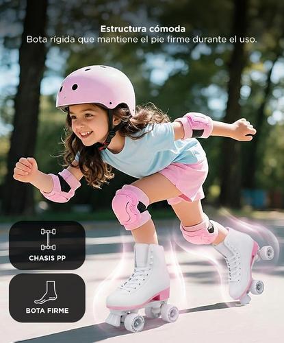 Patines Gadnic ARTI8 infantil 4 ruedas chasis PP - 2