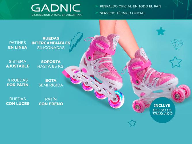 Rollers Para Niñas y Niños Extensibles Con Bolso  - 1