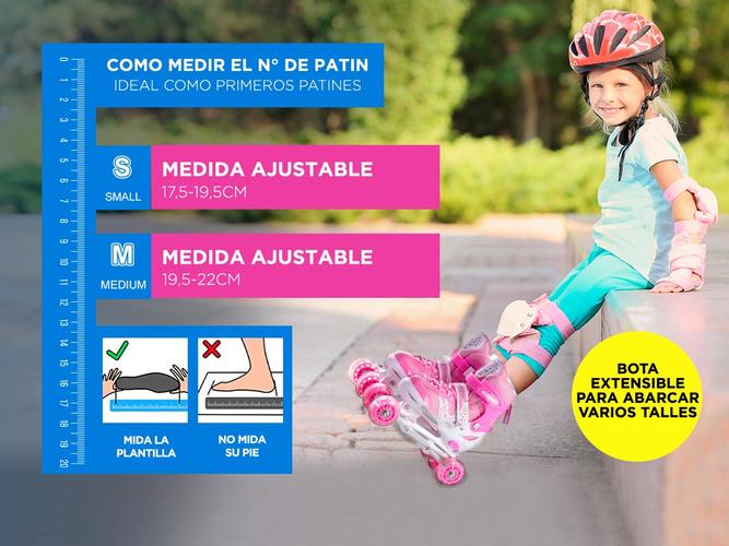Rollers Para Niñas y Niños Extensibles Con Bolso  - 2