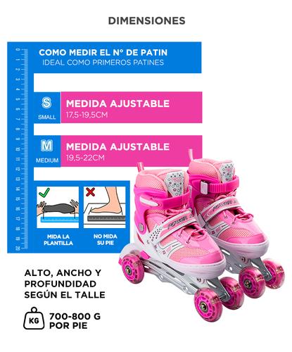 Rollers Para Niñas y Niños Extensibles Con Bolso  - 5