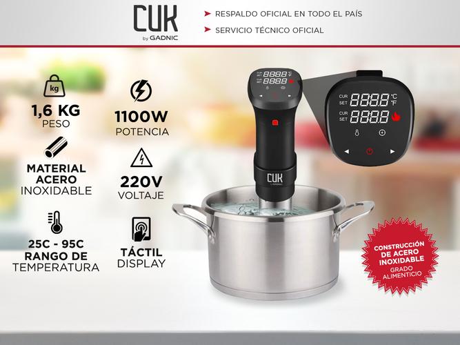 Roner Sous Vide Gadnic Urano 1100W Cocción Precisa - 1