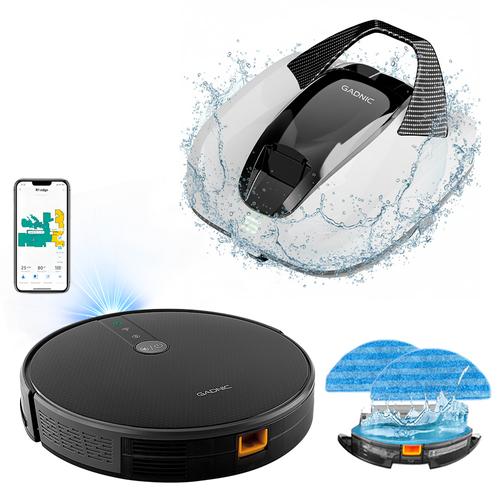 Aspiradora Robot Gadnic Z900 Trapeadora 3 Modos - 0