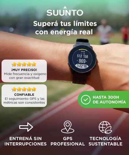 Reloj SUUNTO Multideportes 9 Peak All Black GPS Multideporte Ultra-delgado Resistente al Agua 95 Modos - 1