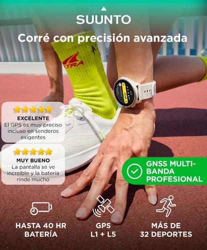 Reloj Deportivo Smartwatch  Suunto Run Frost Gray AMOLED 40h Batería  GNSS - 1