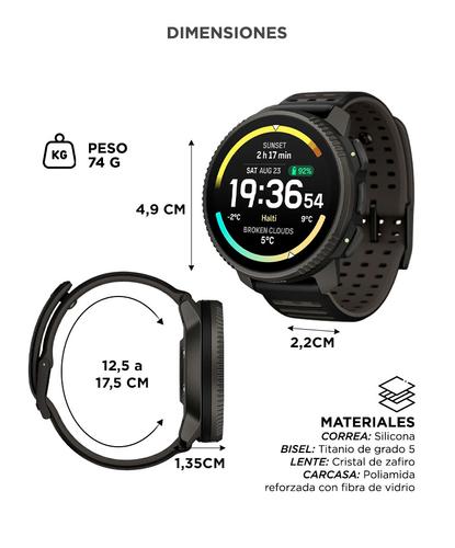 Reloj Deportivo Smartwatch SUUNTO Vertical 2 Titanio GPS Multibanda 32GB - 5