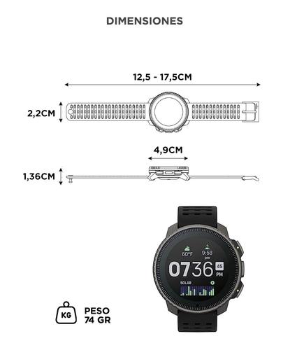 Reloj Suunto Multideportes Vertical Titanium Solar Black - 5