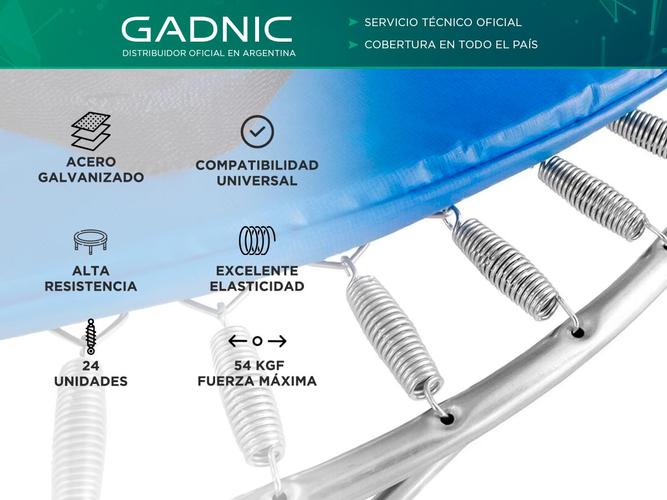 Resortes x24 Gadnic Para Cama Elástica 14cm - 1