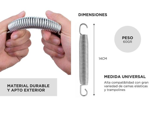 Resortes x24 Gadnic Para Cama Elástica 14cm - 3