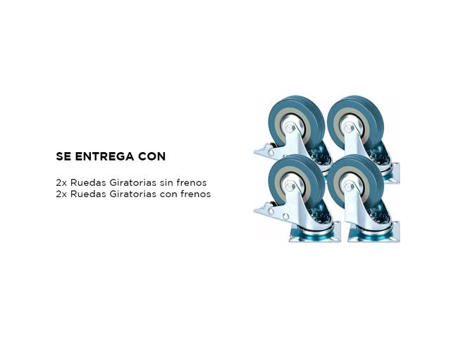 4 Ruedas Para Muebles Gadnic Giratorias  - 4