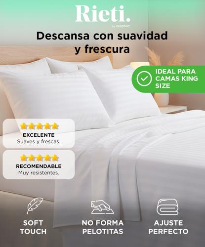Juego de Sábanas Gadnic King Size Ultra Suave - 1
