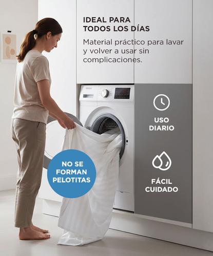 Juego de Sábanas Rieti By Gadnic 300 hilos Microfibra Cama Queen - 4